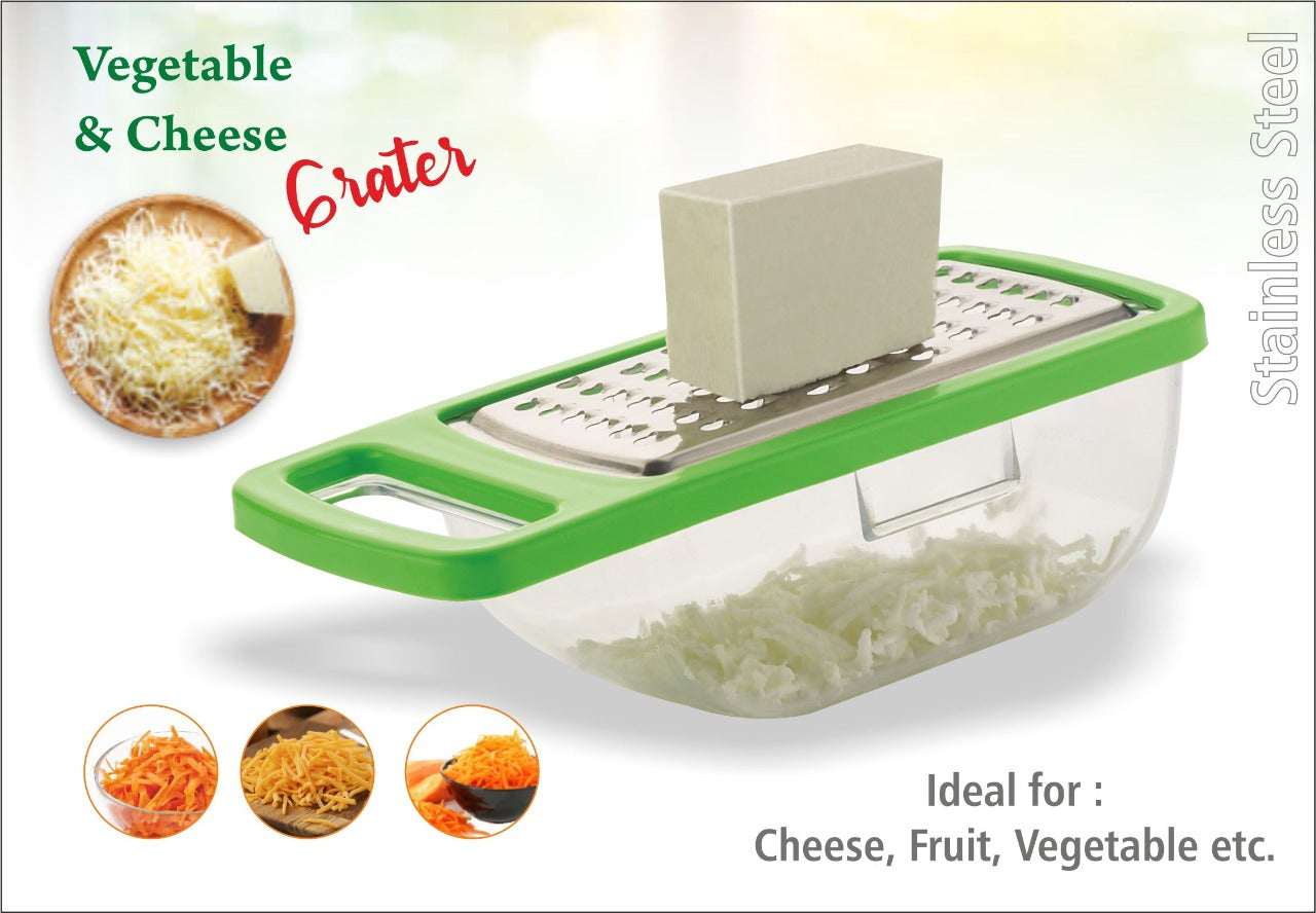 Cheese Grater / Slicer / Chopper With Stainless Steel Blades Cheese Grater / Slicer / Chopper With Stainless Steel Blades